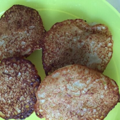 子供たちの朝食に作りました。少し焼き過ぎましたが食べてくれました